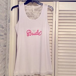Lace Bride Tank